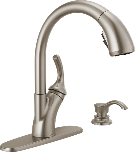 Delta Shiloh Pullout Kitchen Faucet Spotshield Stainless-Certified Refurbished