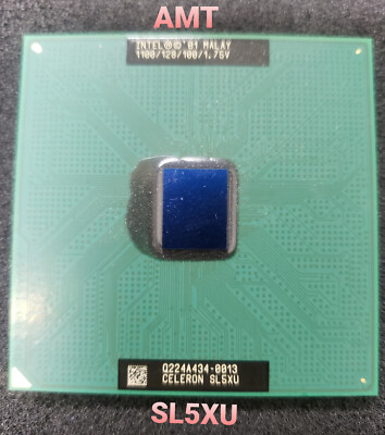 SL5XU Intel Celeron 1.1Ghz CPU 1100mhz 128c 100FSB Socket 370 1.75v Processor