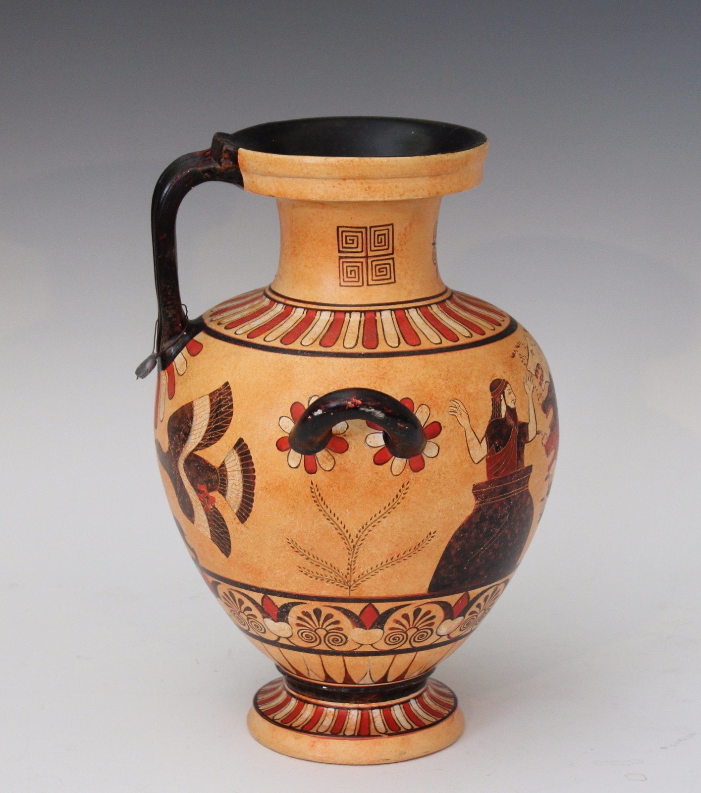 Vintage Greek Grand Tour Pottery Ancient Hydria Vessel Jug ...