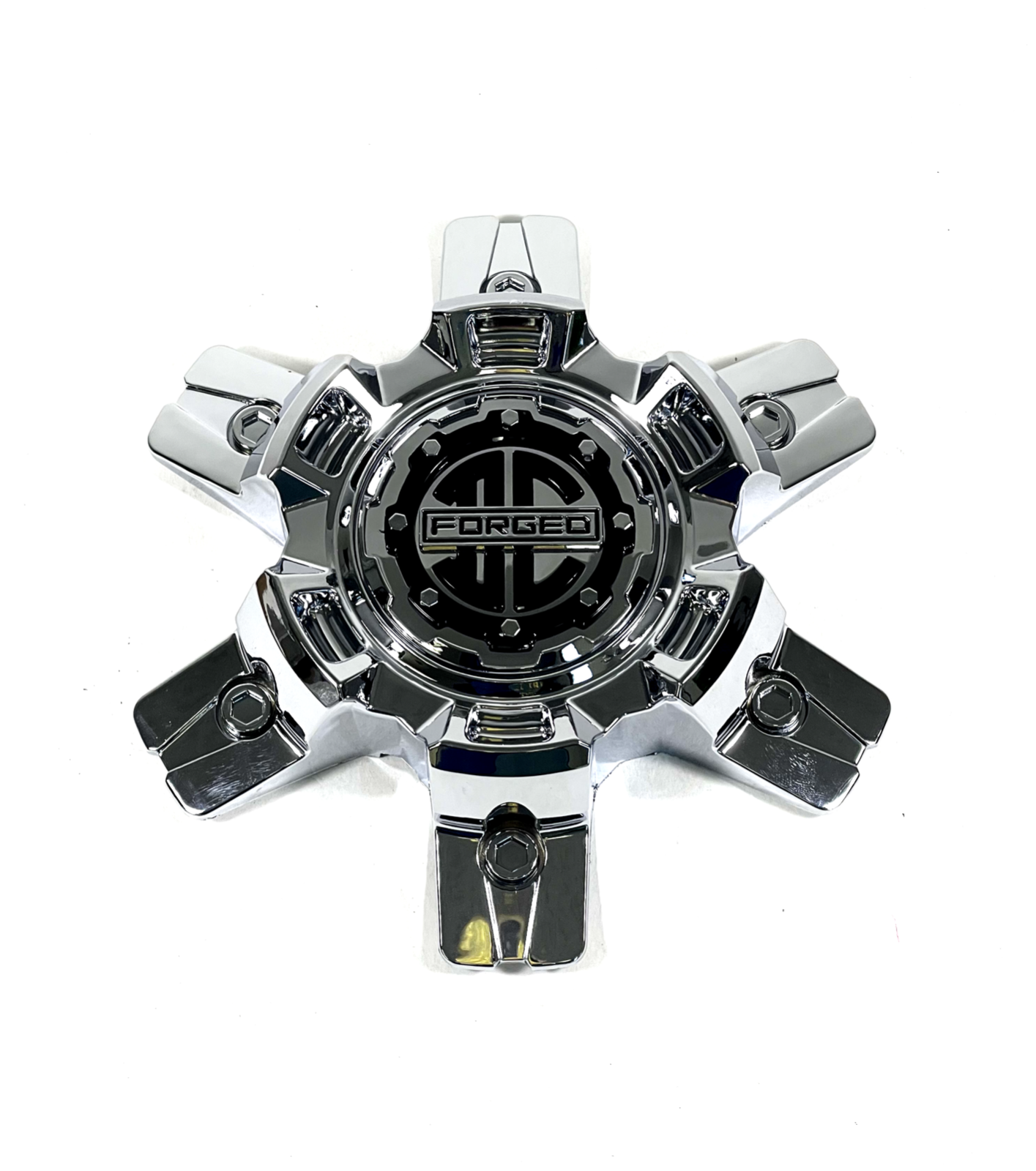 2 Crave Forged Wheels Chrome Wheel Center Cap # CAP5513-SG 2 Crave Forged Wheels Chrome Wheel Center Cap # CAP5513-SG