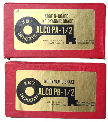 KEY IMPORTS CS#83, ALCO PA-1/2, PB-1/2 SET, D&RGW RIO GRANDE, HO, UNDEC BRASS