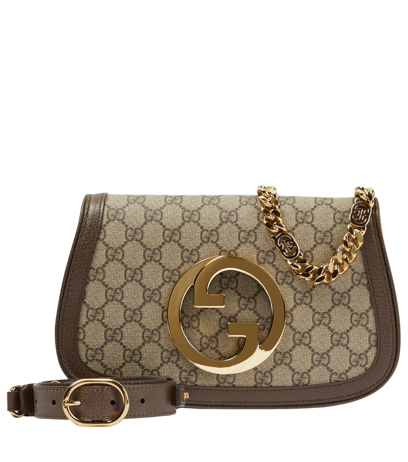 GUCCI Blondie Small $3100 Beige/Ebony GG Shoulder Bag New | eBay