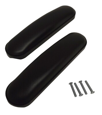 NEW Universal DESK Length (9-1/8'') Wheelchair Arm Pads, BLACK (Pair), Universal
