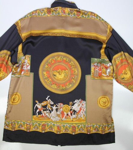 Versace Collection Silk Shirt Sz IT 45 US 18 | eBay