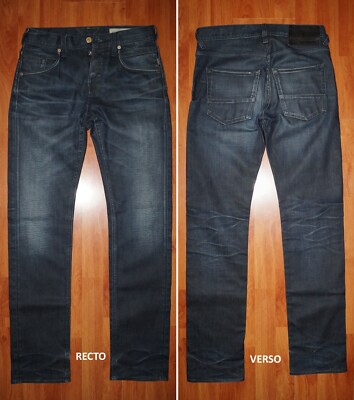 JEANS MELTIN POT "Raban regular fit" W29 L34 (FR t39) noir brut