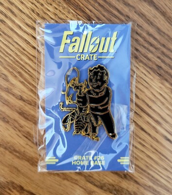NEW Fallout Pin #26 Home Base Black Loot Crate 2022 Bethesda Sealed Enamel 