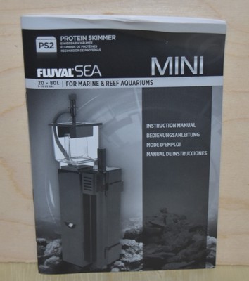 Fluval PS2 Sea Mini Protein Skimmer, 5-20 Gallon, Black