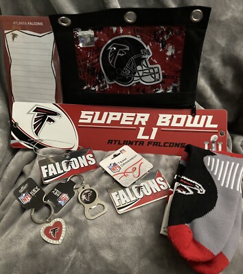 Atlanta Falcons Novelties /8 Total Items. Falcon Collectables.