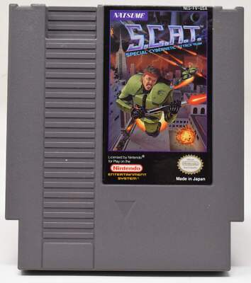 Nintendo Switch S.C.A.T.: SPECIAL CYBERNETIC ATTACK TEAM Nintendo NES S.C.A.T. SCAT Special Cybernetic Attack Team