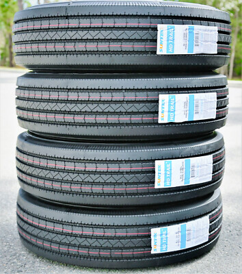 4 Tires Suntek HD Trail + All Steel ST 235/85R16 Load H 16 Ply Trailer