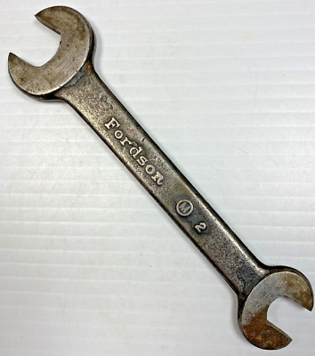 Vintage FORDSON Double Open End Tractor Farm Implement Wrench Tool Kit USA
