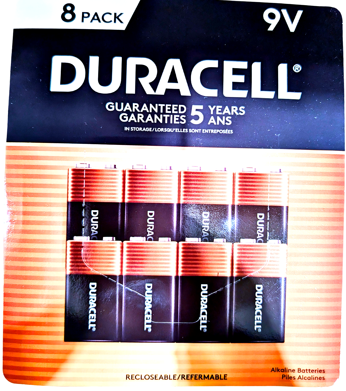 Duracell 9V Alkaline Batteries 8-Count