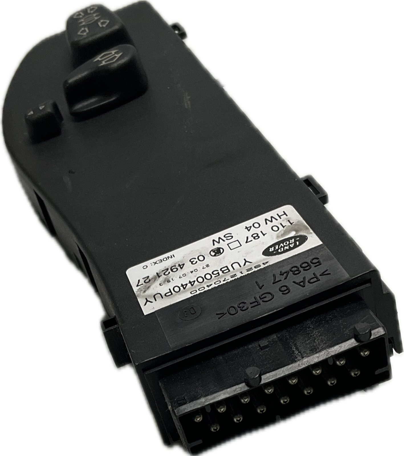 Pulsantiera regolazioni sedili per LAND ROVER RANGE ROVER VOGUE  yub500440puy