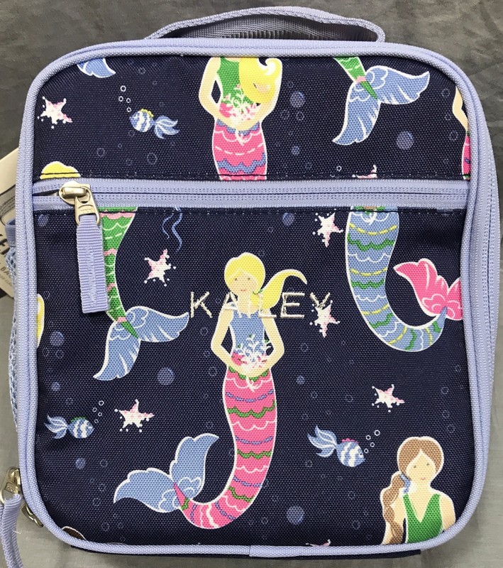 pottery barn mermaid lunch box