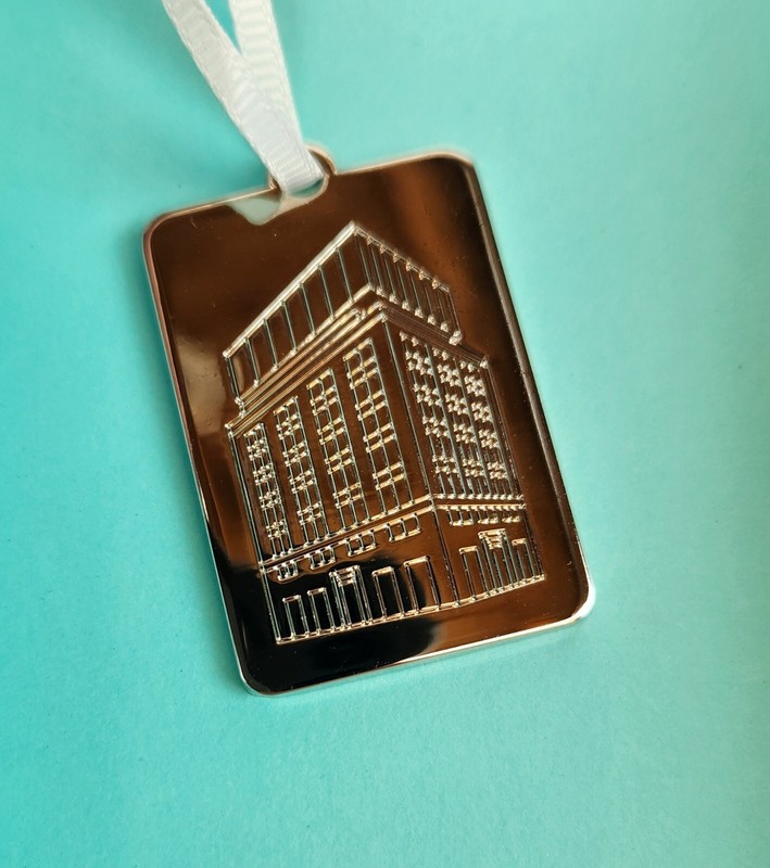 Tiffany & Co Landmark Store Tag Charm Ornament NYC Main