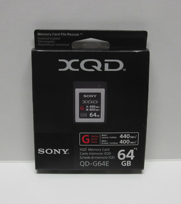 Sony 64GB XQD G 400MB/S best memory SD card for Nikon Z6 Z7