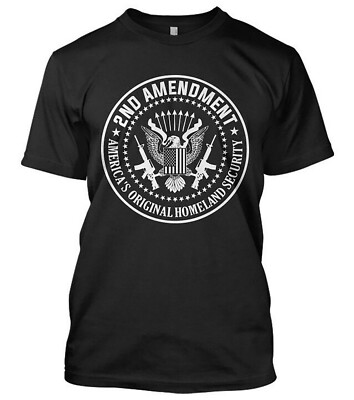 2nd (Second) Amendment Homeland Security Patriotic Tshirt New GraphicTee