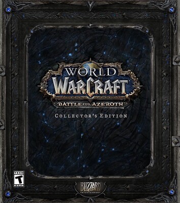 World of Warcraft Battle for Azeroth Collectors Edition NEW  NIB WOW  PC Sealed