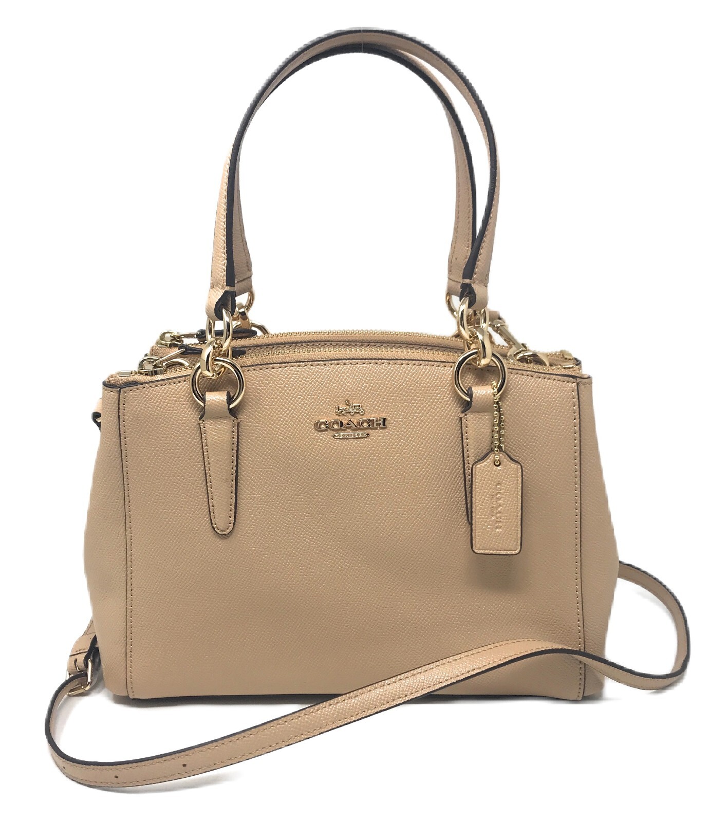 Coach Crossgrain Leather Mini Christie Carryall F57523