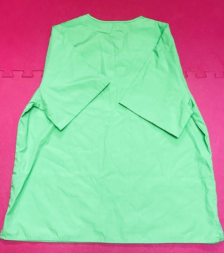 Natural Uniforms Scrub Set Top Pants V-Neck Pocket Lime Green Size M