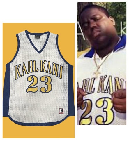 karl kani 90s ハーフジップ biggie着用モデル karl kani 90s ハーフジップ biggie着用モデル