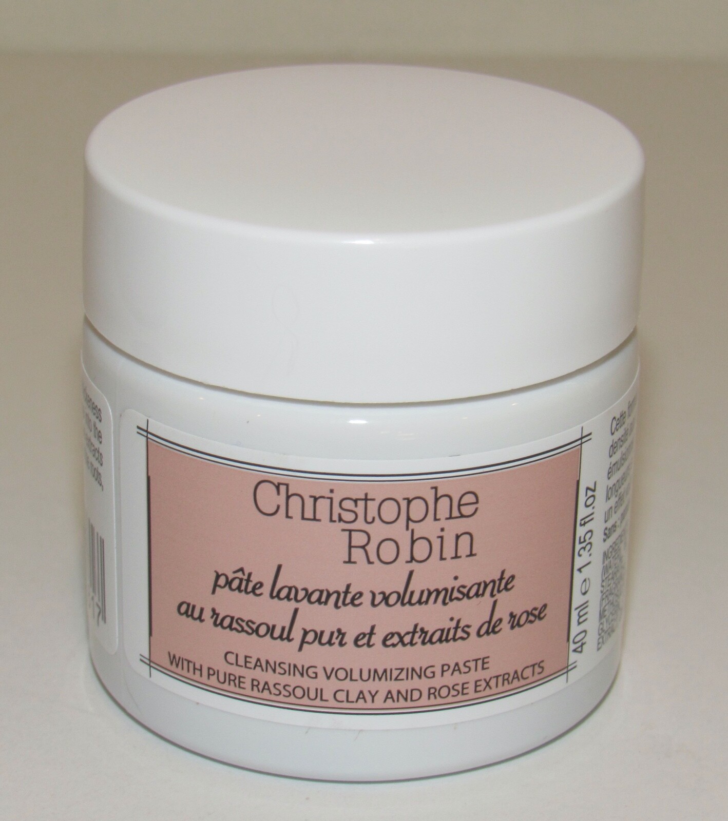 Christophe Robin Cleansing Volumizing Paste 1.35 Oz 40 mL Travel Size Hair