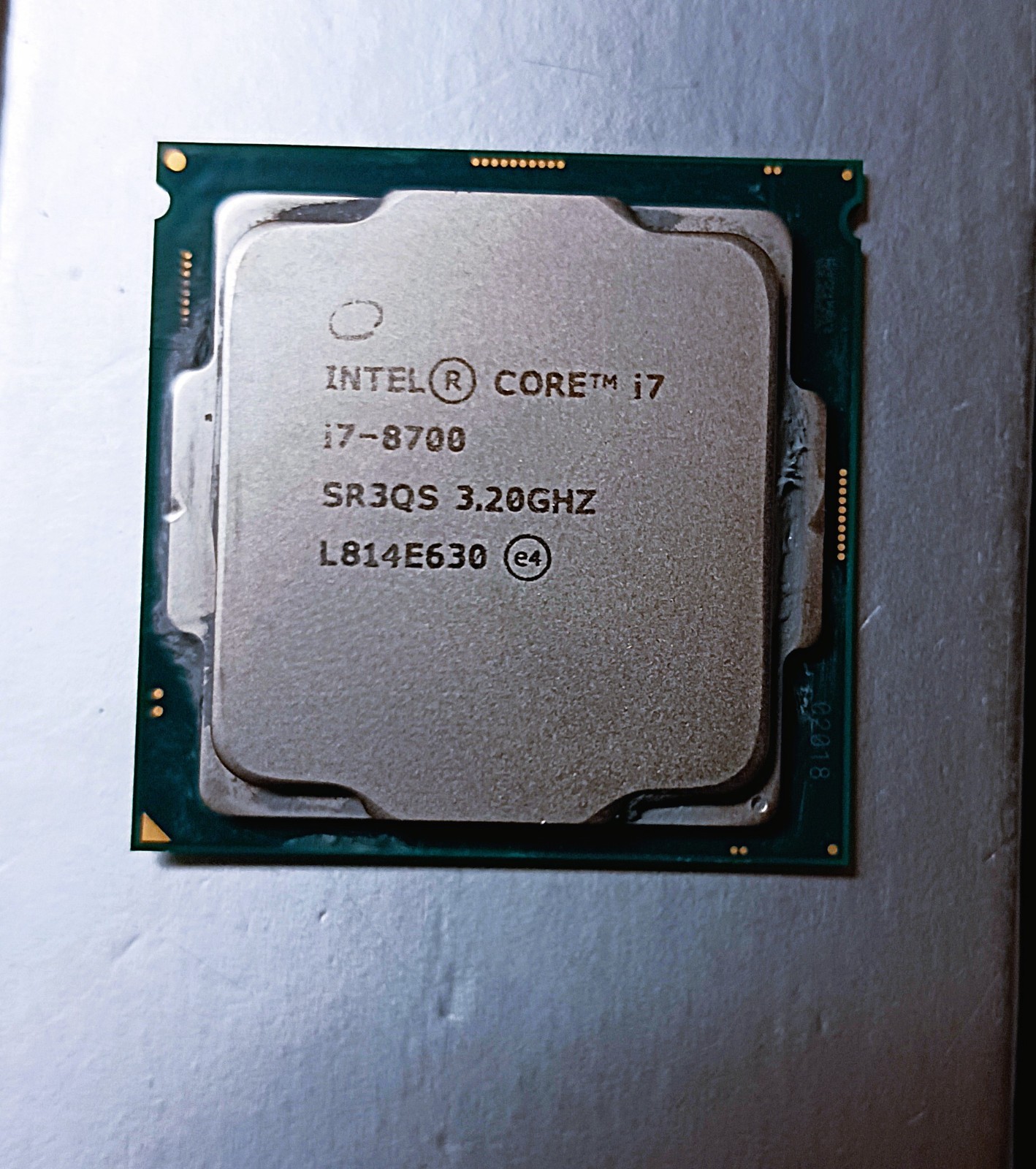 Intel Core i7-8700 CPU 3.20GHz 6-Core 12-Thread LGA1151