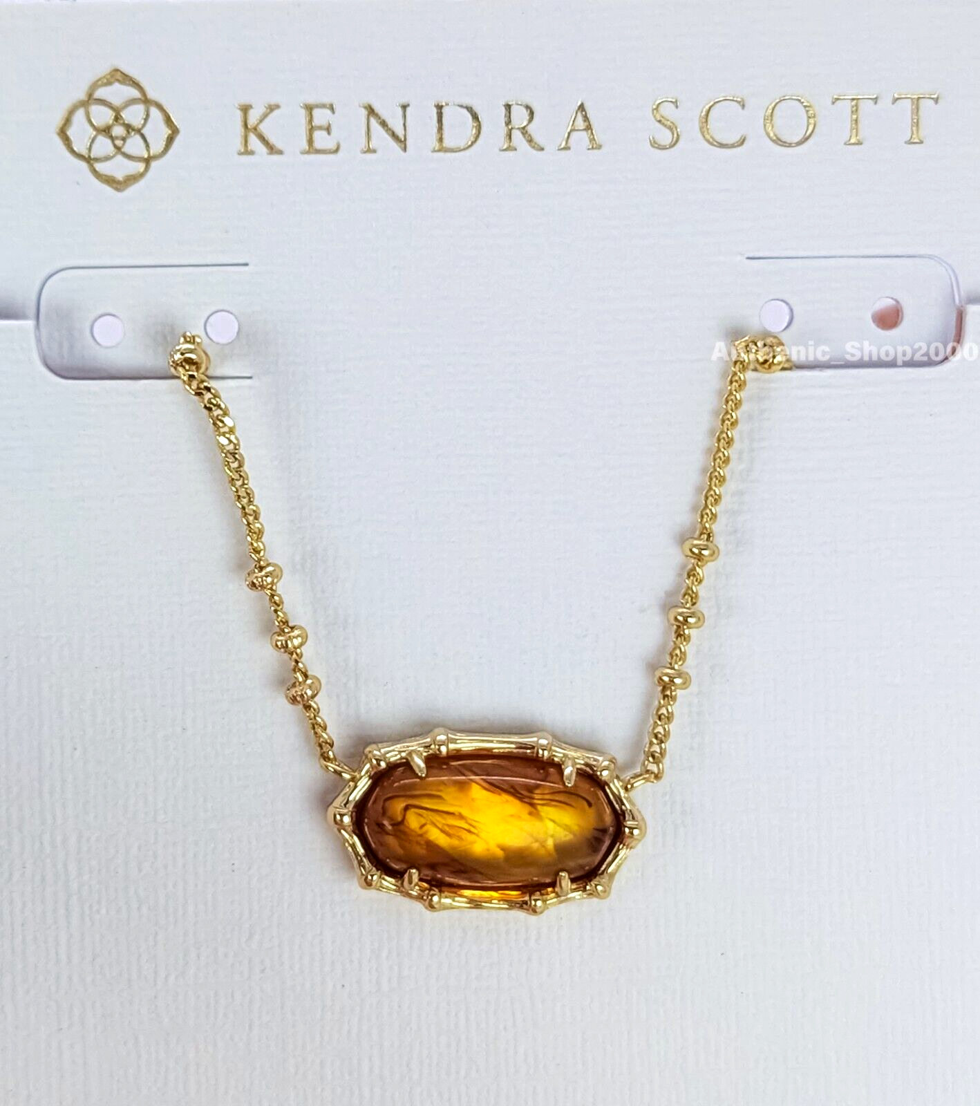 アクセサリー eL+1 stone long necklace Adjustable Necklace with Small Square Stone | APM Monaco