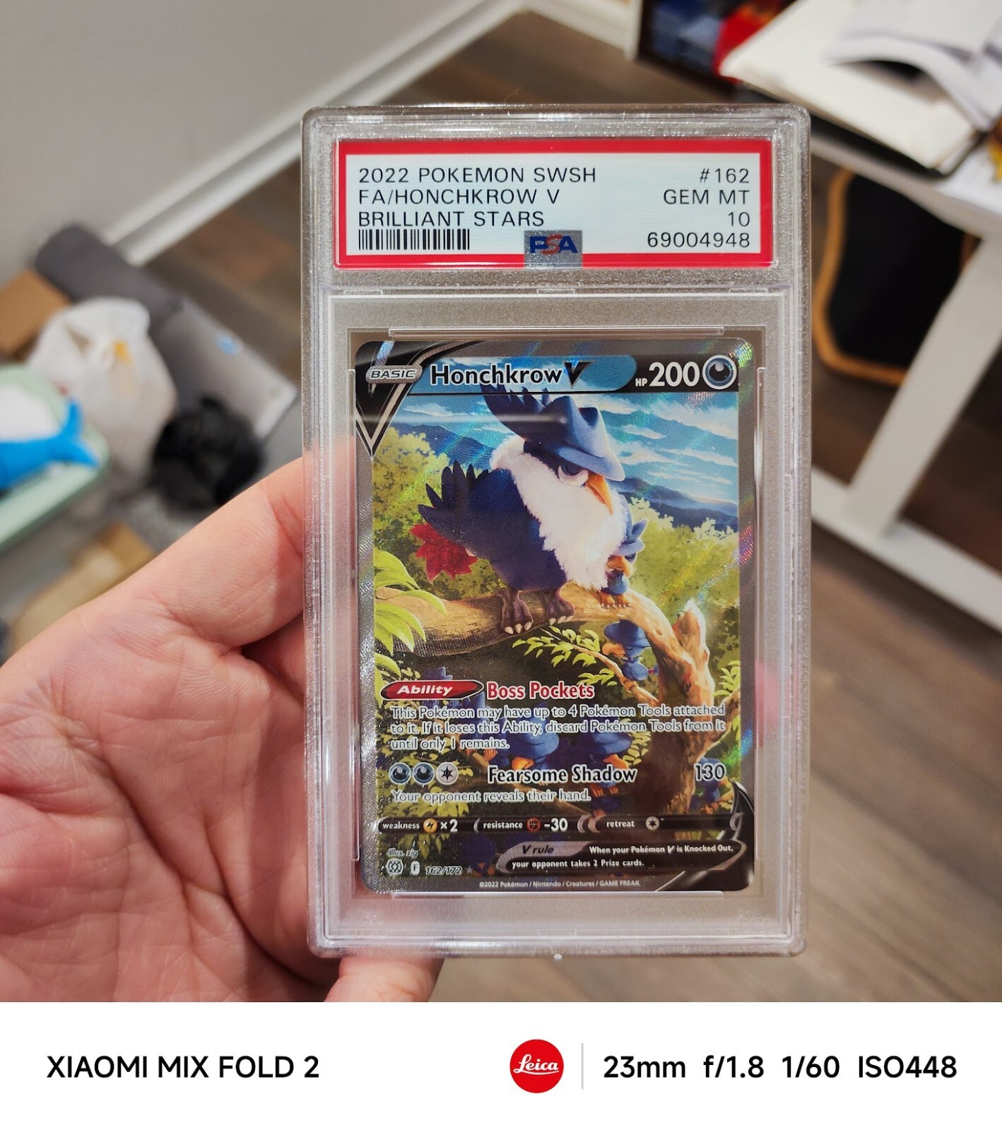 PSA 10 Gem Mint 2022 Pokemon Brilliant Stars 162 Full Art