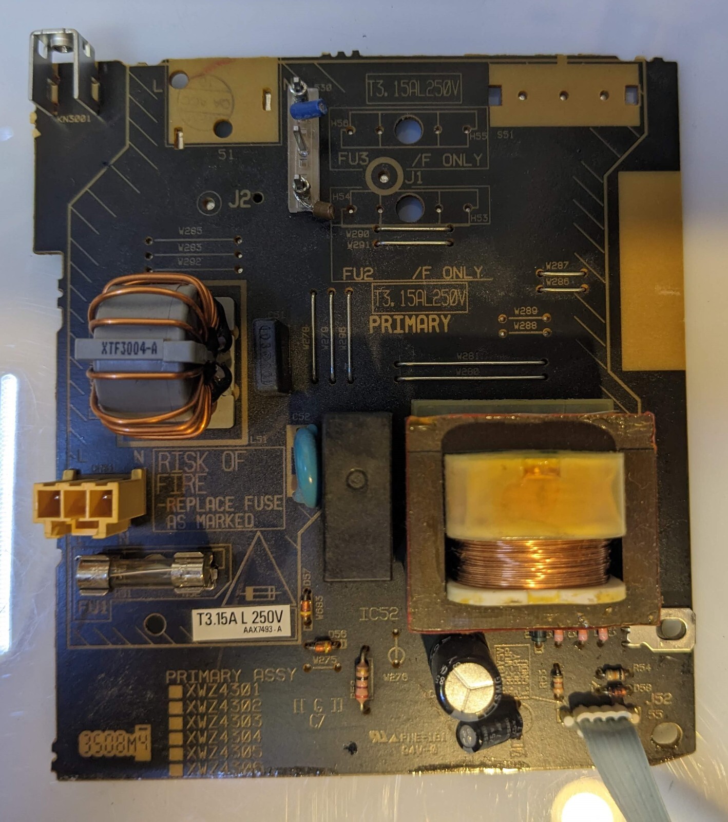 Stand by power supply for Pioneer VSX-418, primary assy