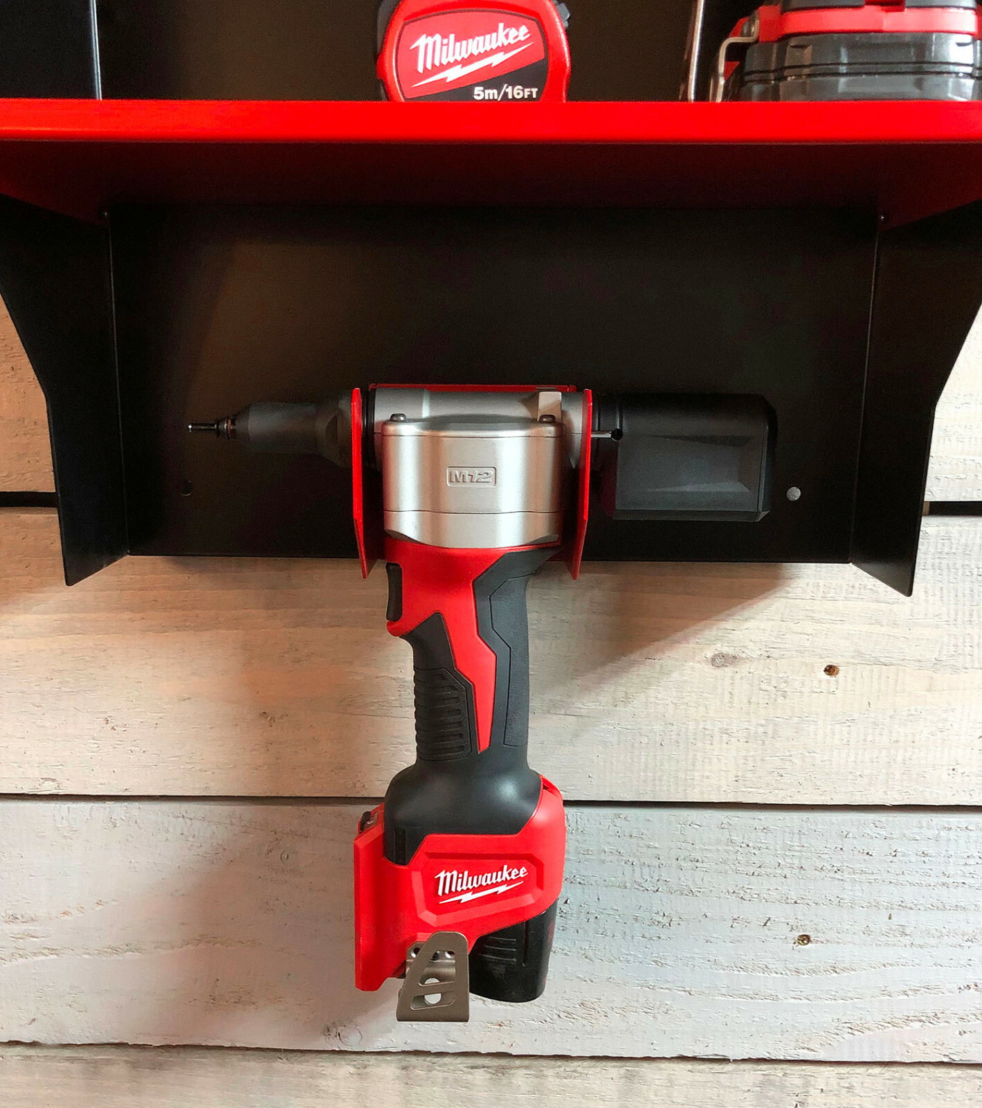 MegaMaxx Pop Rivet Tool Storage Unit Milwaukee M12BPRT0 M12 Garage