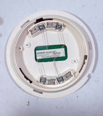 1 USED SIEMENS DB-ADPT FIRE ALARM SMOKE DETECTOR BASE***MAKE OFFER***