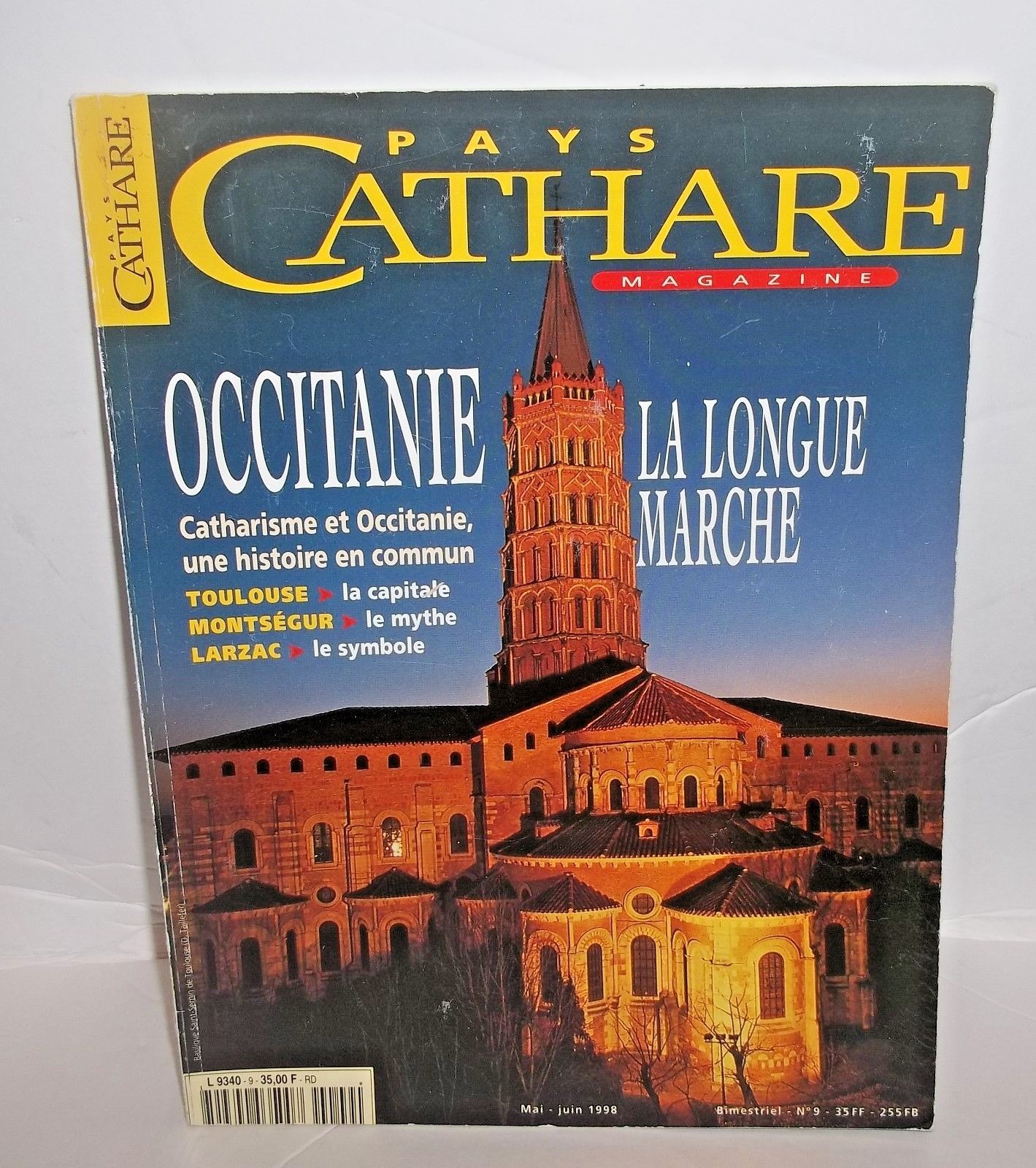 A LOT OF 6 FRENCH MAGAZINES, PAYS CATHARE, PYPENEES  1995,1998,2001,2002