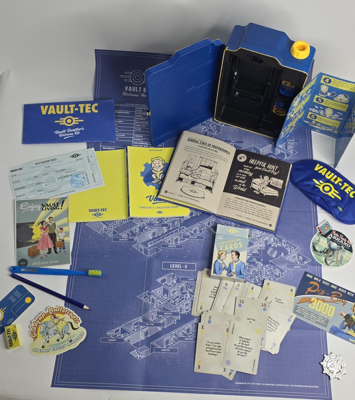 Fallout Vault Dweller's Welcome Kit - SEALED | eBay Fallout Vault Dweller's Welcome Kit - SEALED | eBay