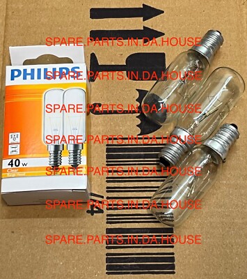 3 x Electrolux FRIDGE SECTION Lamp Light Bulb Globe ETE5202SB-RT 925042540