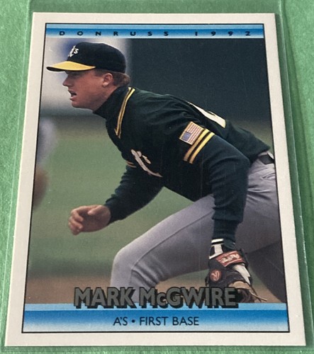 RYAN MARC & McGINLEY ARMITANOポストカード付 1992 Donruss | Mark McGwire | Oakland A's | eBay