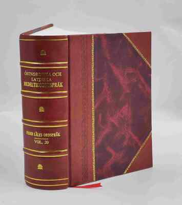 [Skrifter] Volume v.20 1889-1894 by Samfund til udgivelse af gam [Leather Bound]