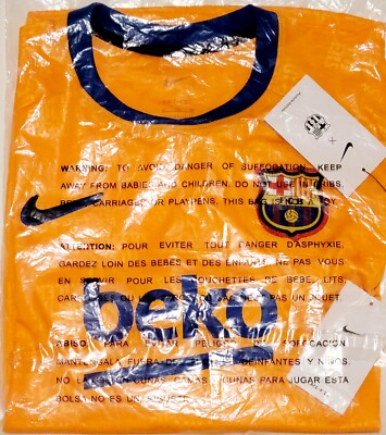 Nike Women's FC Barcelona Pre Match Jersey Orange DH7734-837 Sz XL NWT 