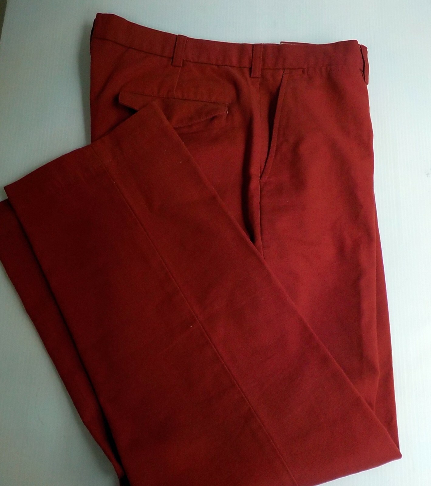 BROOKS BROTHERS 100% Cotton Red Chino Pants SZ 34X31 | eBay