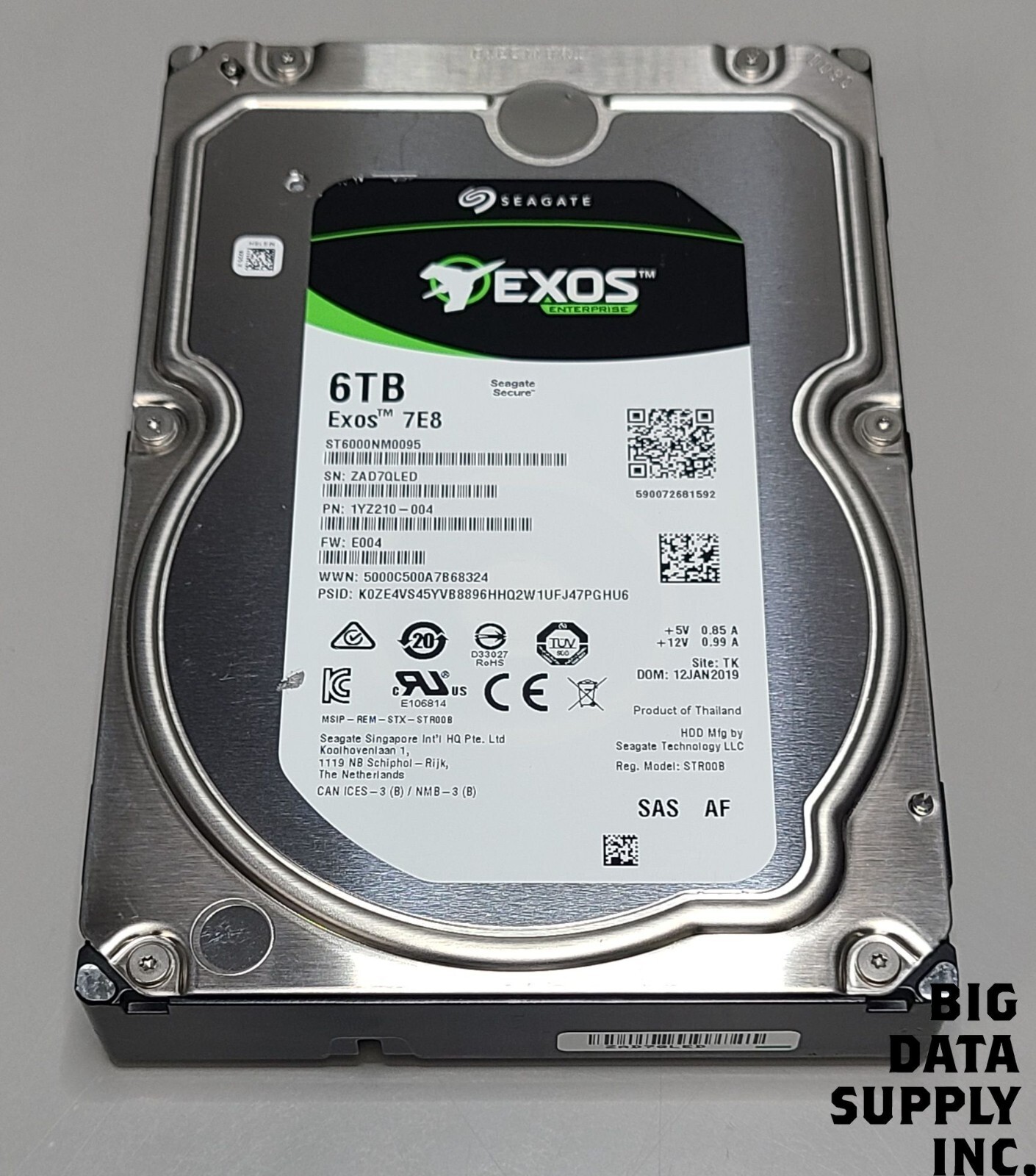 SEAGATE 6TB HDD  わひさま専用 Seagate ST6000NM0095 6TB 7.2K 12G 256MB 3.5in SAS 1YZ210-004