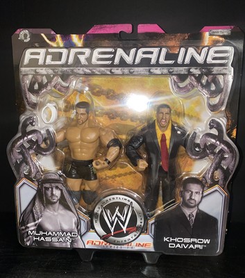 2005 WWE Adrenaline Series 14 Muhammad Hassan & Khosrow Daivari Jakks MOC
