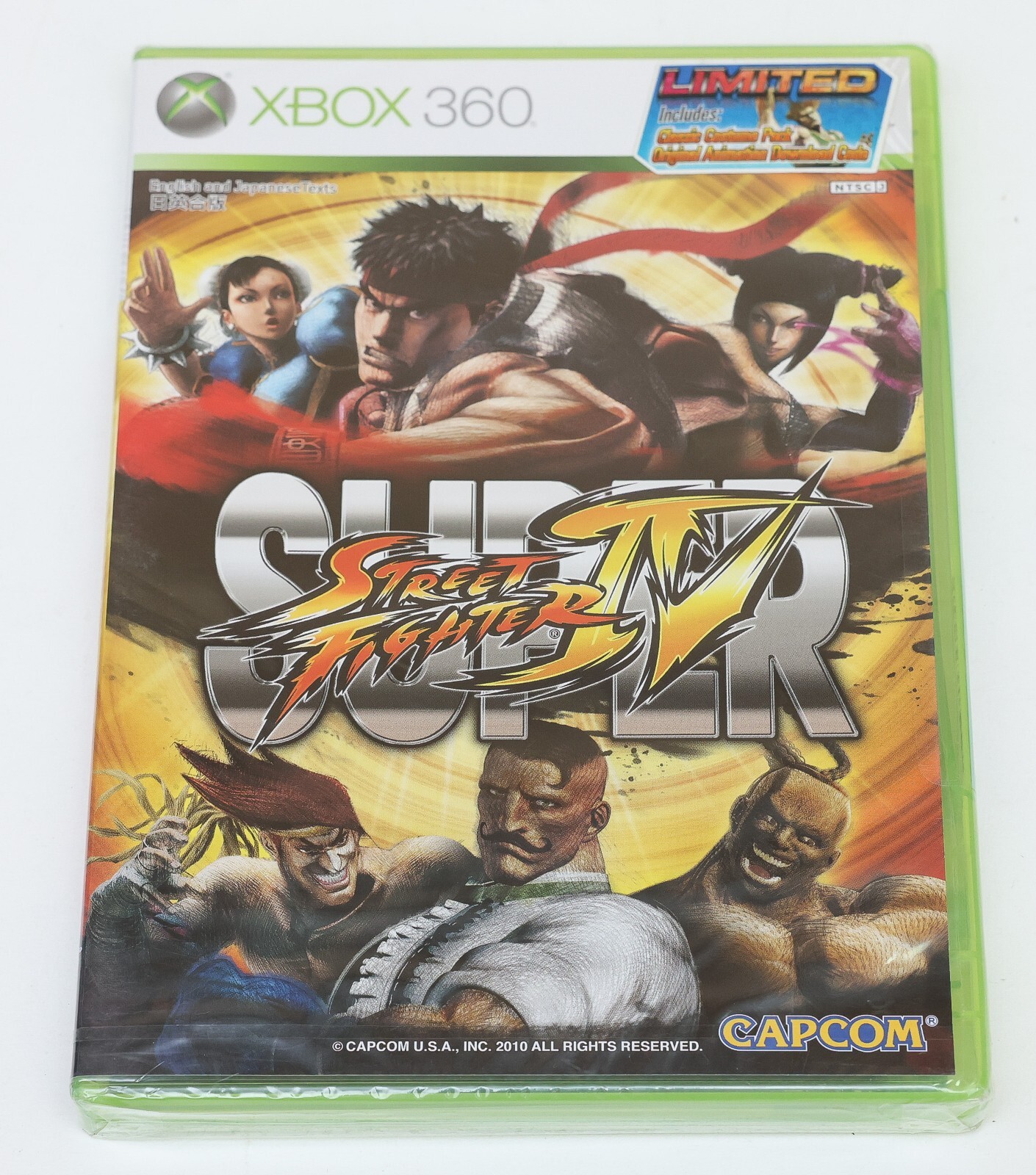 Super Street Fighter 4 IV - XBOX 360 NTSC-J Asian English