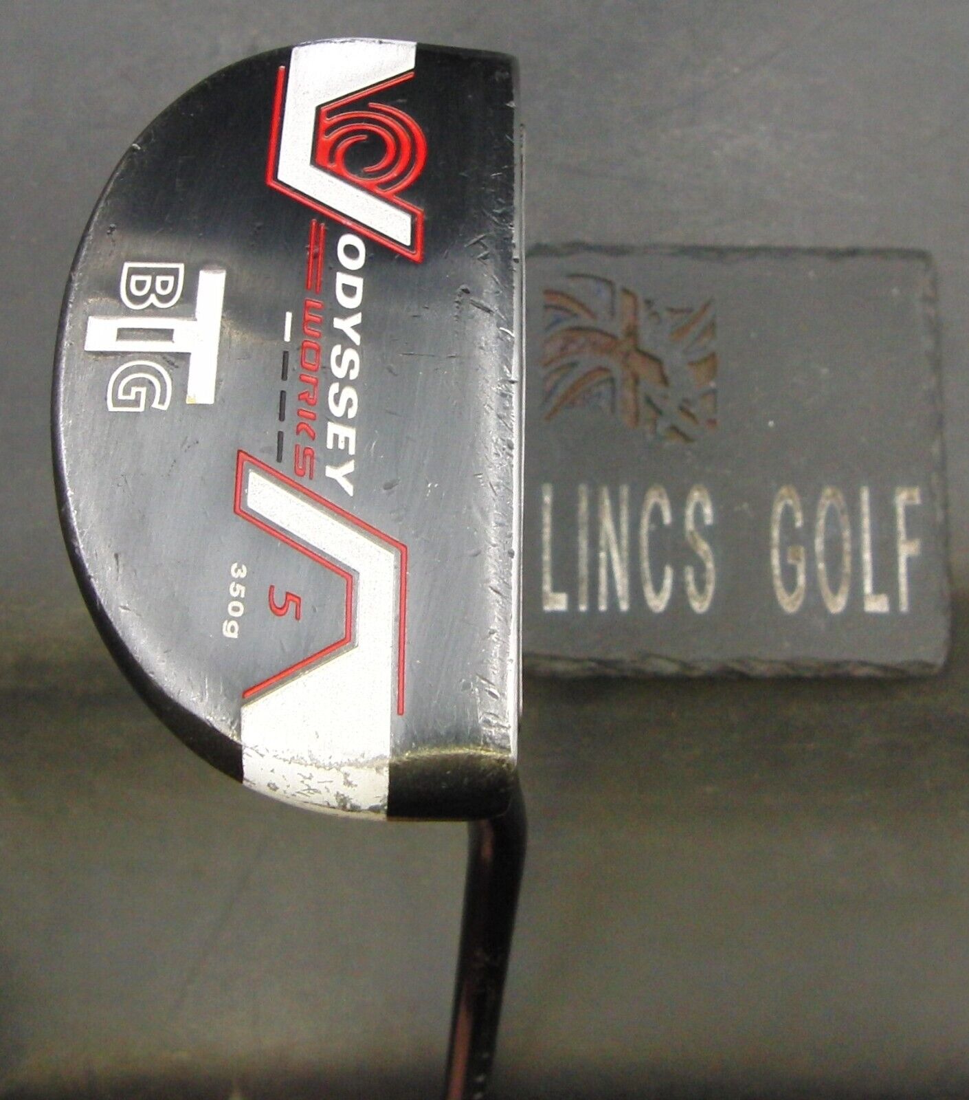 Odyssey Works 5 350g Putter 87cm Playing Length Steel Shaft Odyssey Grip Odyssey Works 5 350g Putter 87cm Playing Length Steel Shaft Odyssey Grip