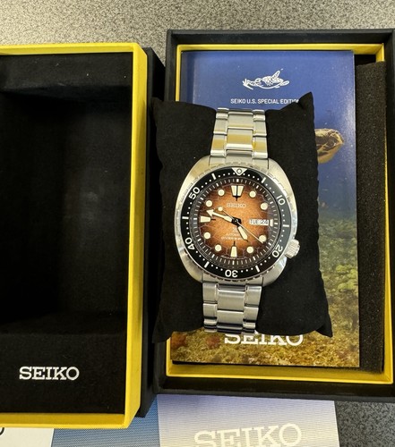 Pre-owned Seiko Automatic Prospex Turtle Divers 200m Special Edition Watch Srph55