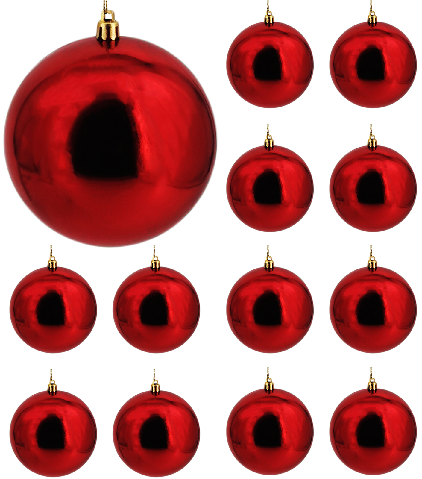 Weihnachtskugeln Set Christbaumkugeln Plastik Kugeln Weihnachten silber