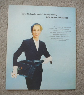 FULLER BRUSH 1950s CATALOG - FULLER PRESENTS DEBUTANTE COSMETICS - GOOD