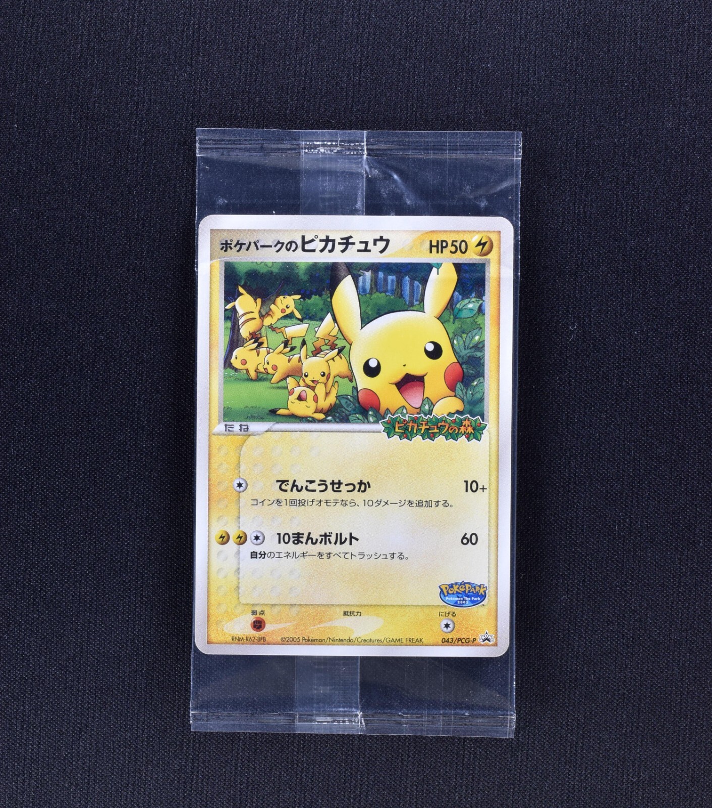 PokePark's Pikachu 043/PCG-P Promo Sealed Pokemon Card PokePark's Pikachu 043/PCG-P Promo Sealed Pokemon Card