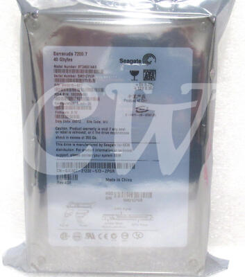 ST340014AS Seagate BARRACUDA 7200.7 40GB 7.2K RPM 1.5Gbps 3.5'' SATA Hard Drive