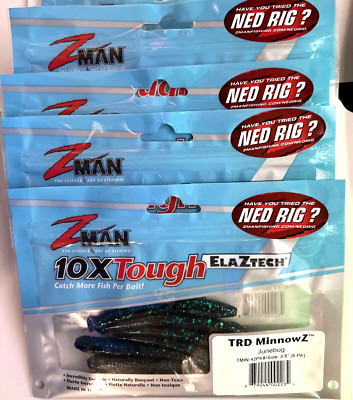 ZMAN 10X TOUGH BIG TRD MINNOWZ- 3.5IN - ASSORTED COLORS - 12 PACKS PER ORDER
