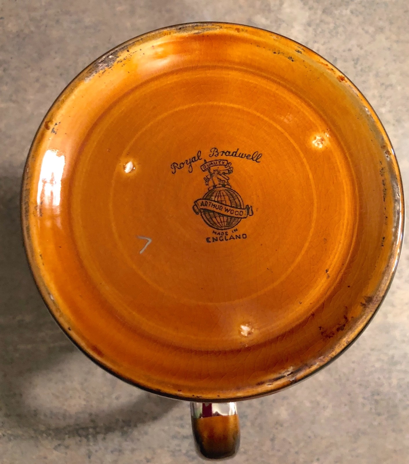 VINTAGE ARTHUR WOOD ROYAL BRADWELL LONDON LANDMARK MUG BUCKINGHAM PALACE LONDON